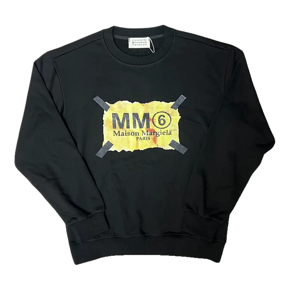Maison Margiela Black MM6 Logo Sweatshirt
