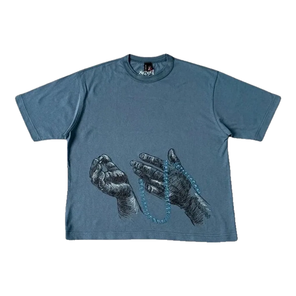 Derschutze Graphic Tee Blue