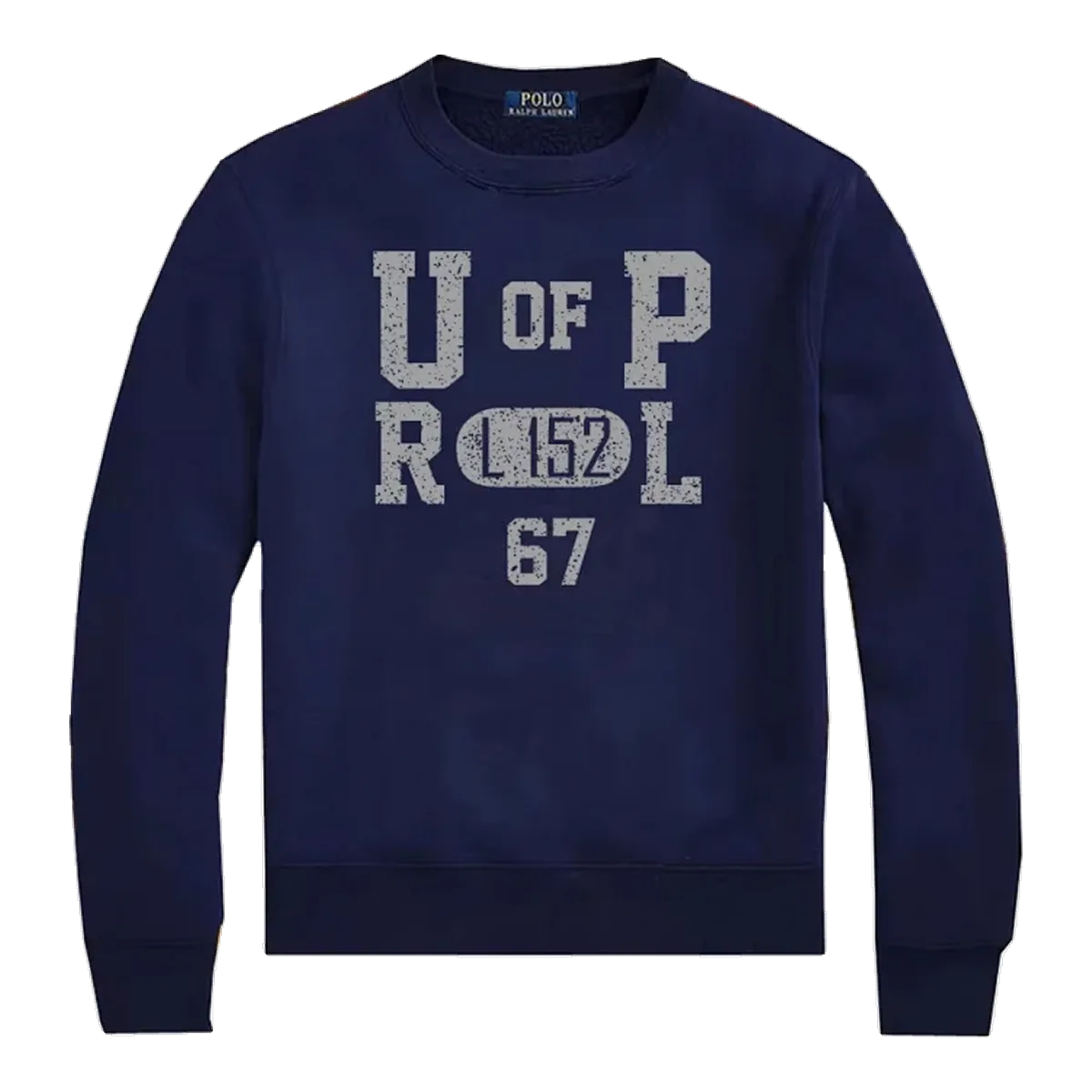Ralph Lauren Navy Sweatshirt Print