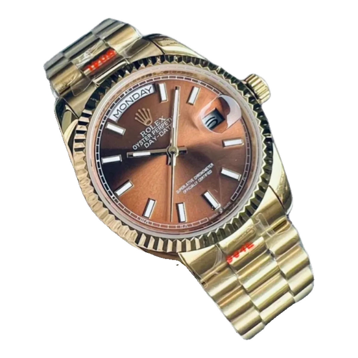 Rolex Watch Brown Dial