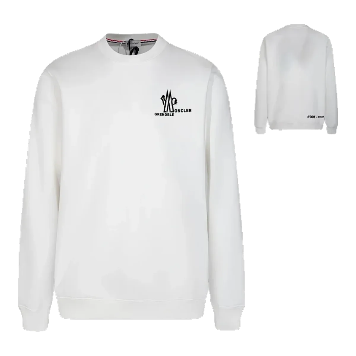 Moncler White Logo Sweatshirt