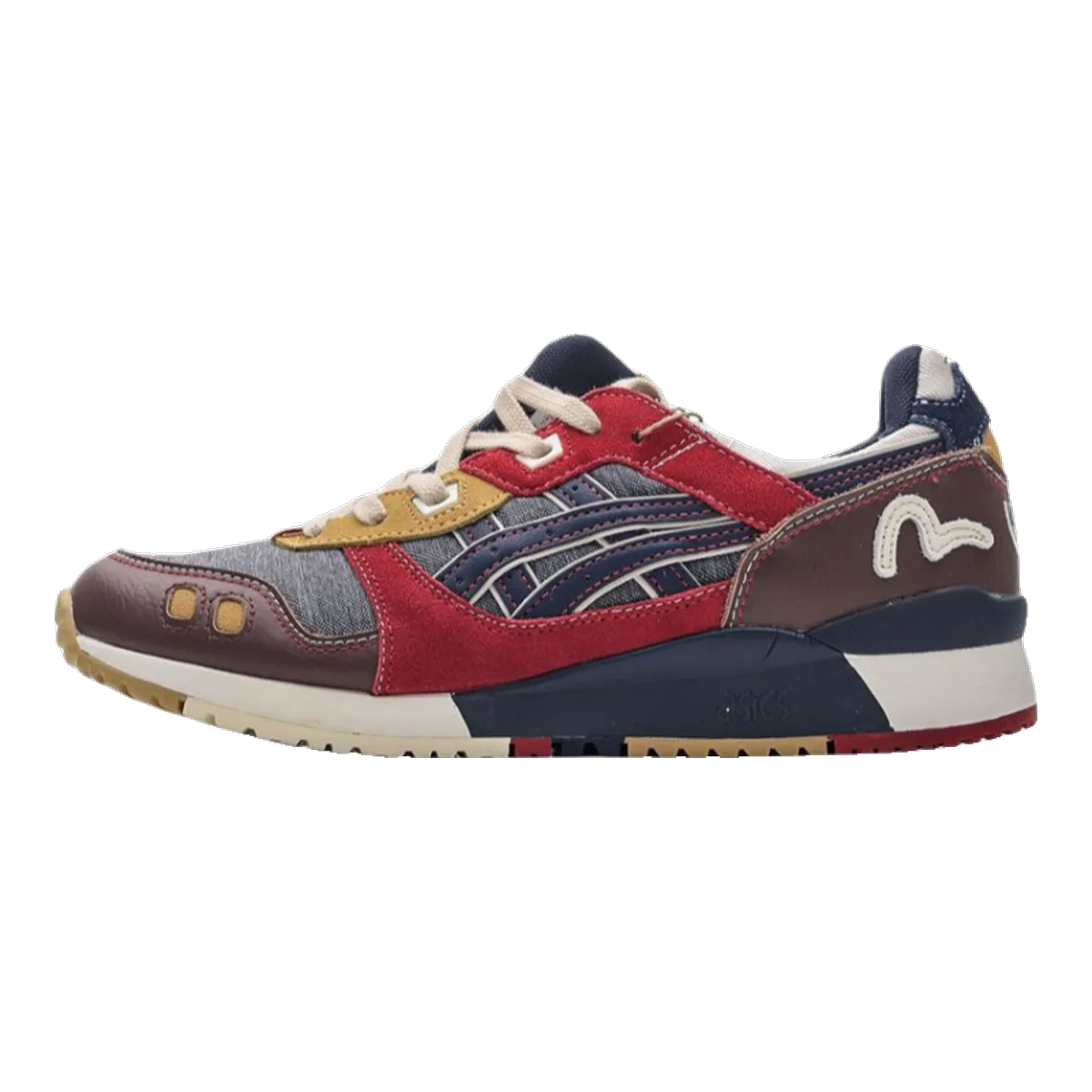 Asics Red Multicolor Sneakers