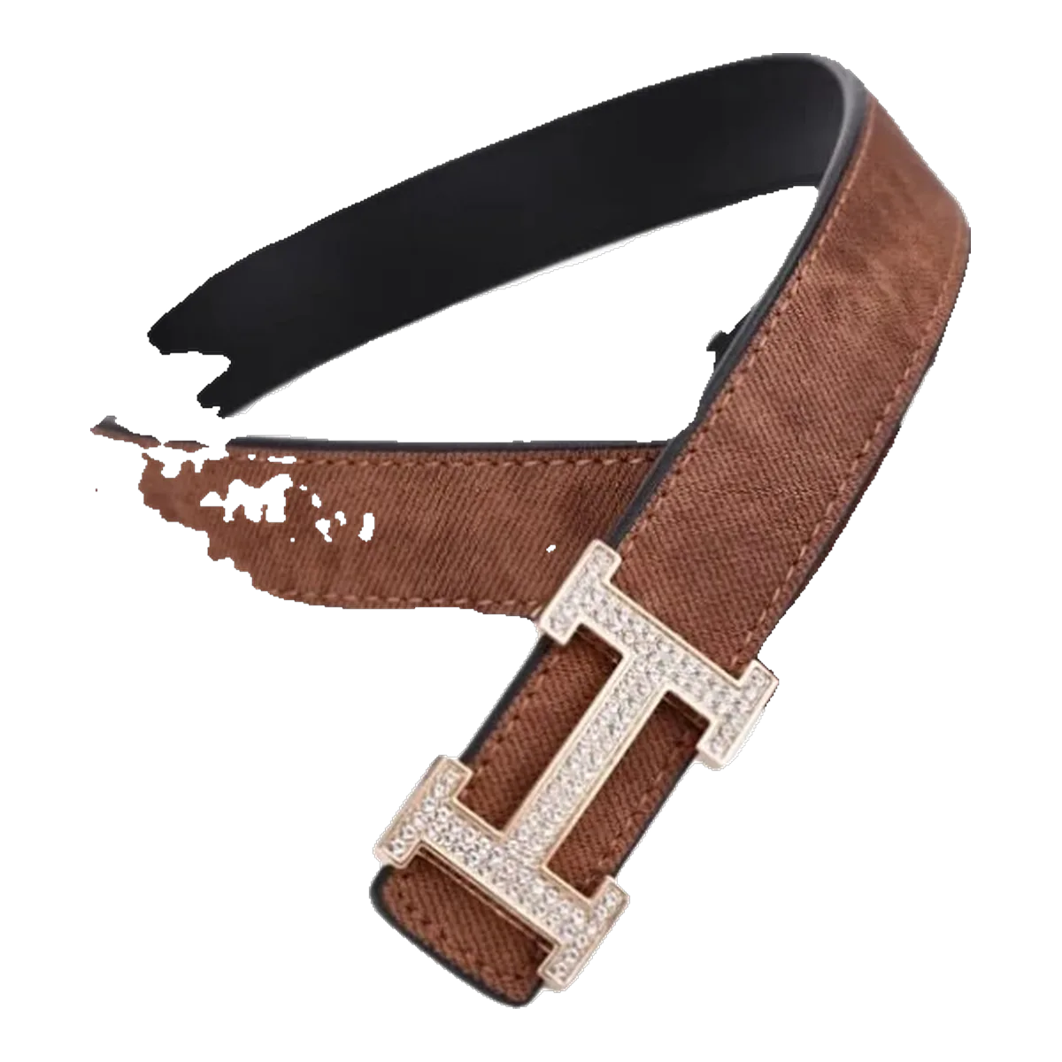 Hermes Brown Reversible H Belt