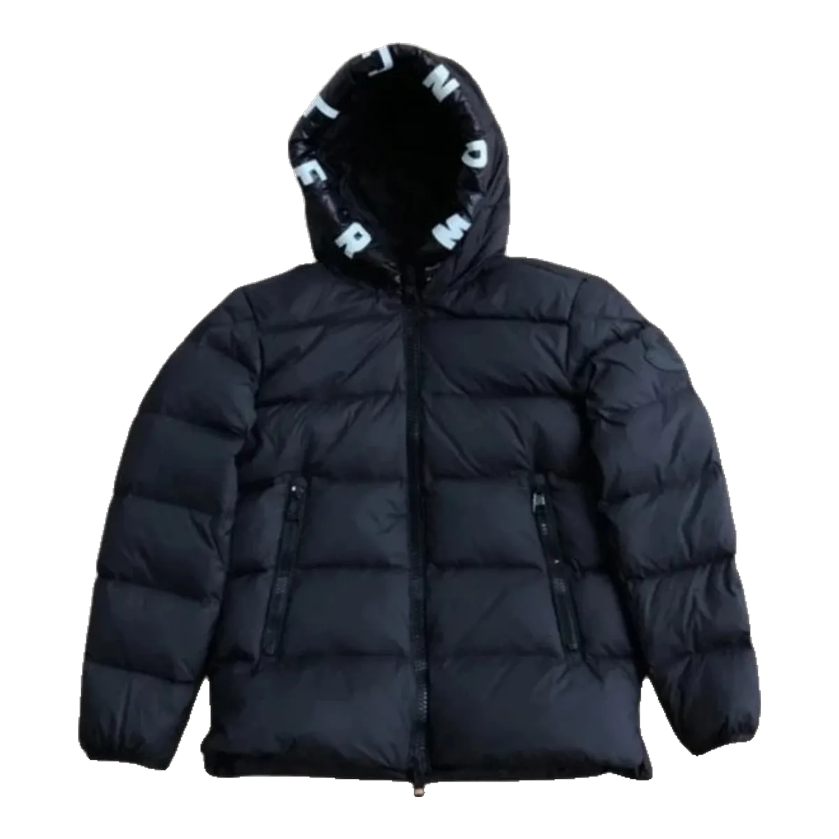 Moncler Navy Hooded Jacket
