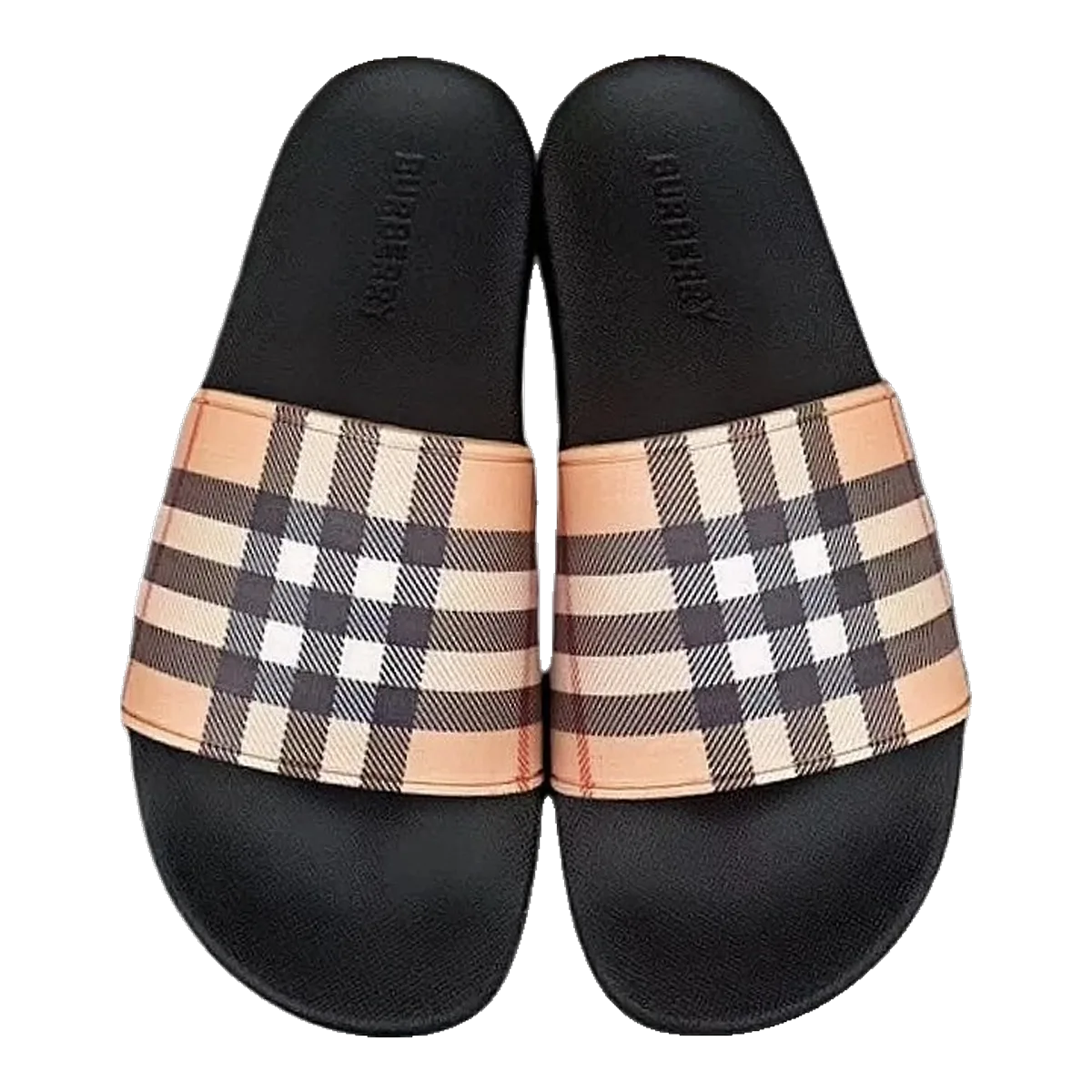 Burberry Check Slides