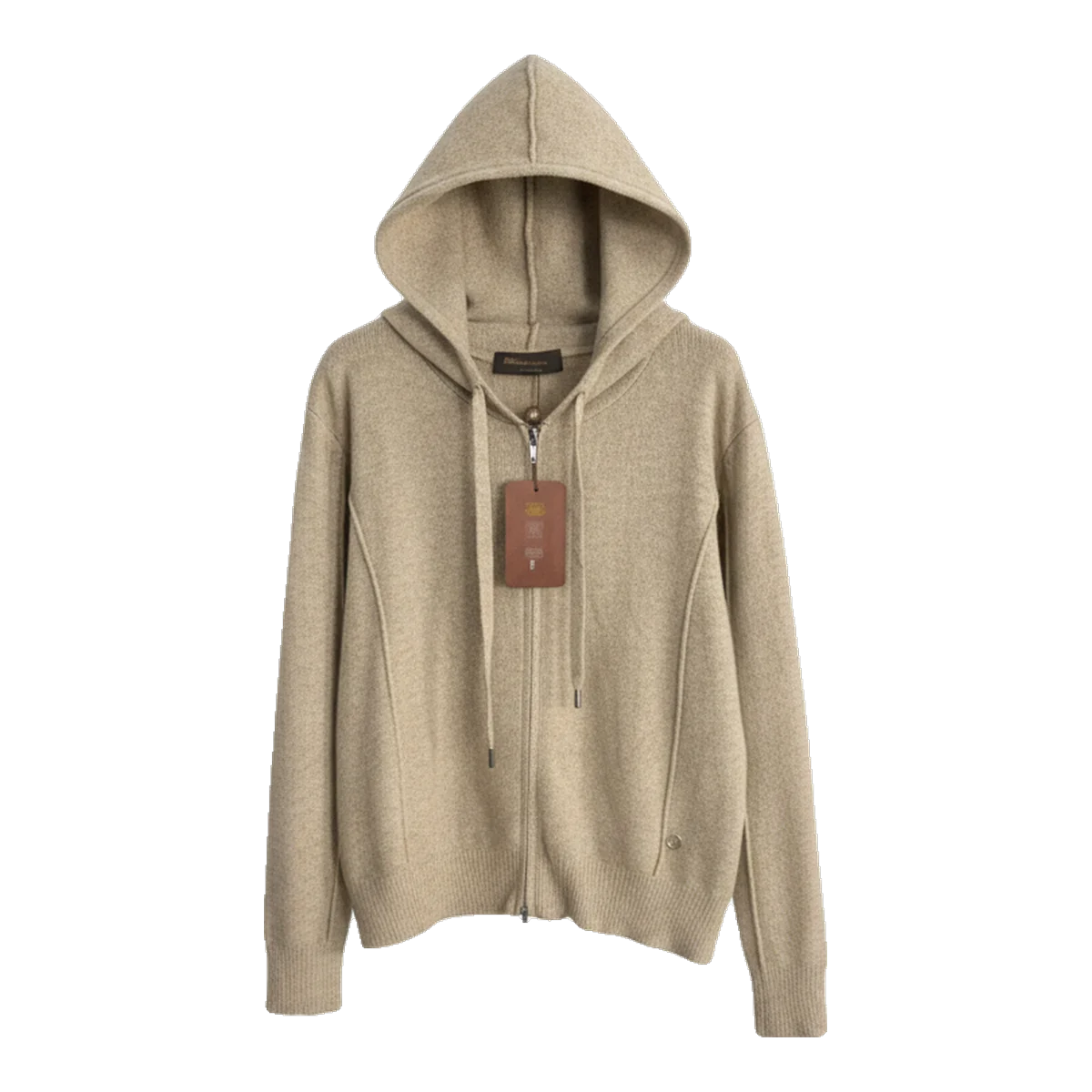 Chanel Tan Zip Hoodie