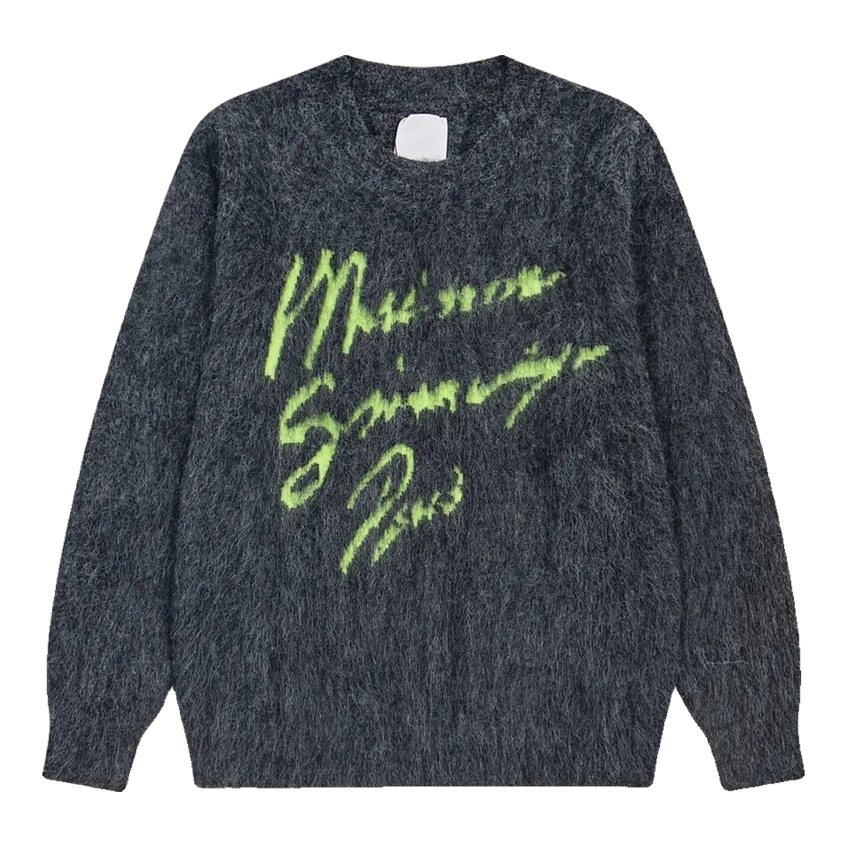 Maison Margiela Script Sweater Grey