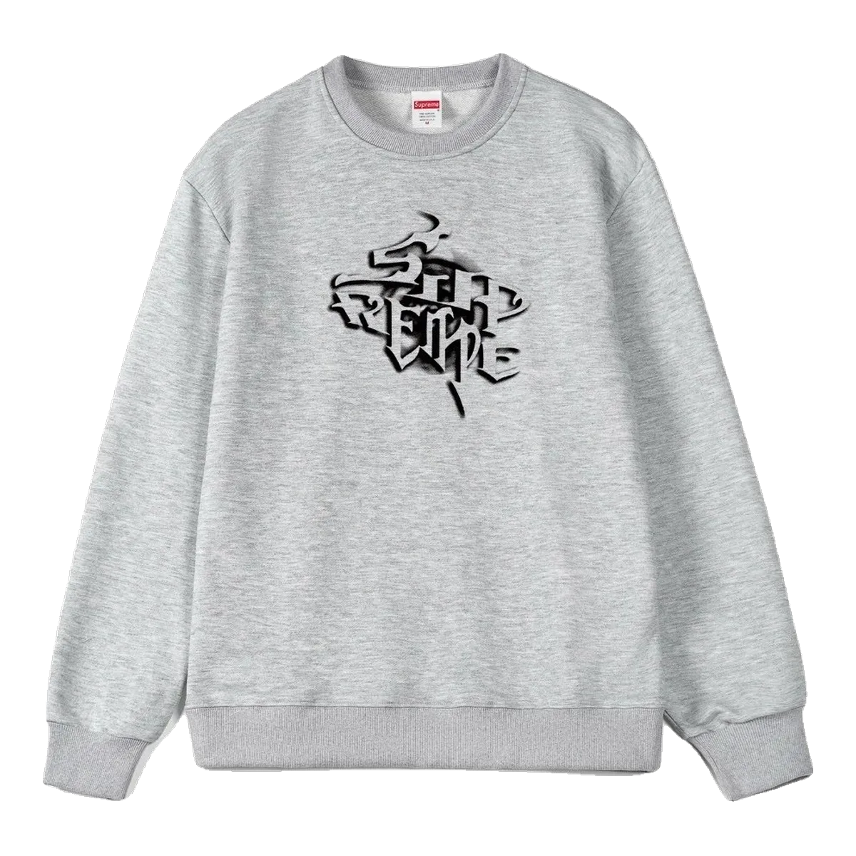 Supreme Grey Graphic Sweatshirt