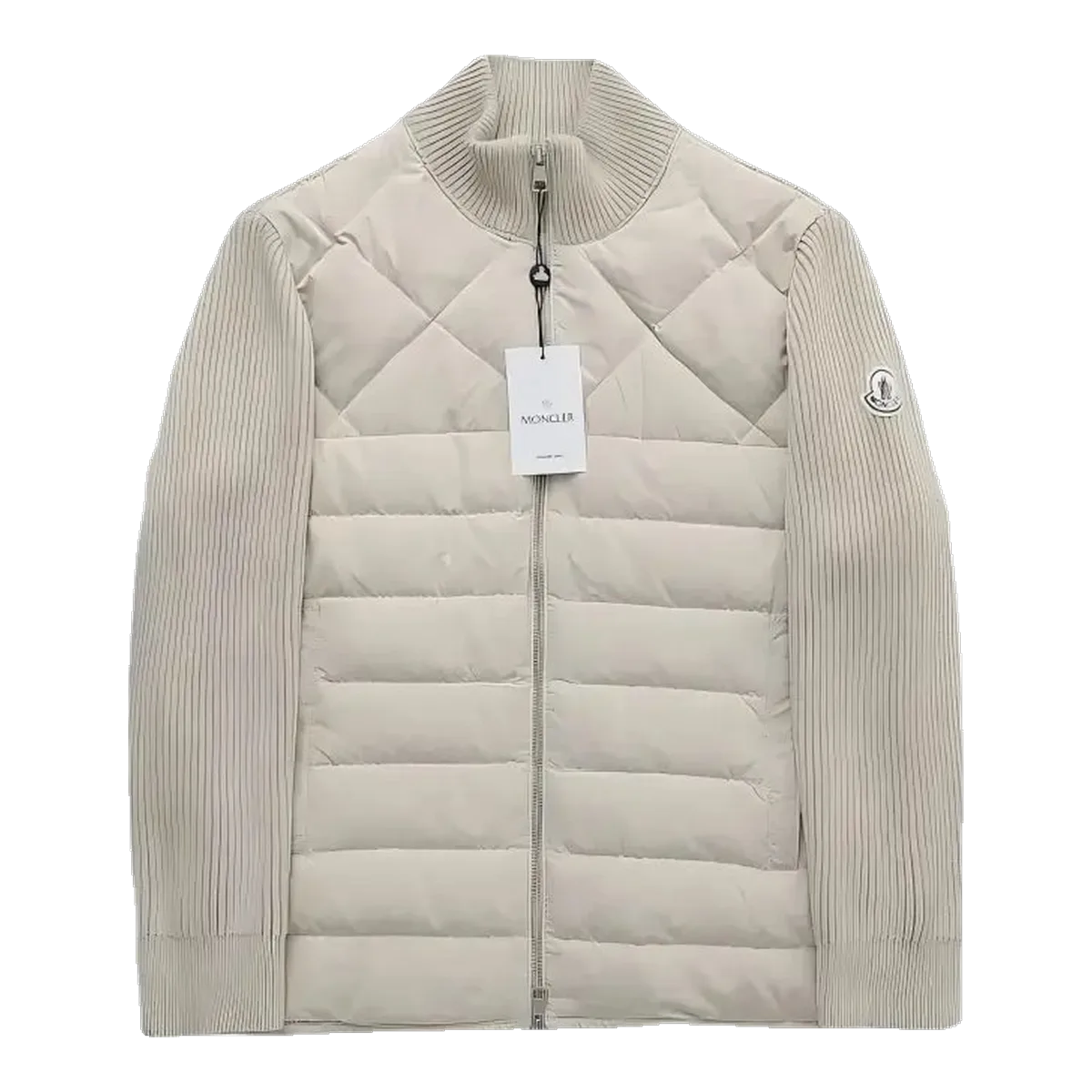 Moncler Quilted Jacket Cream