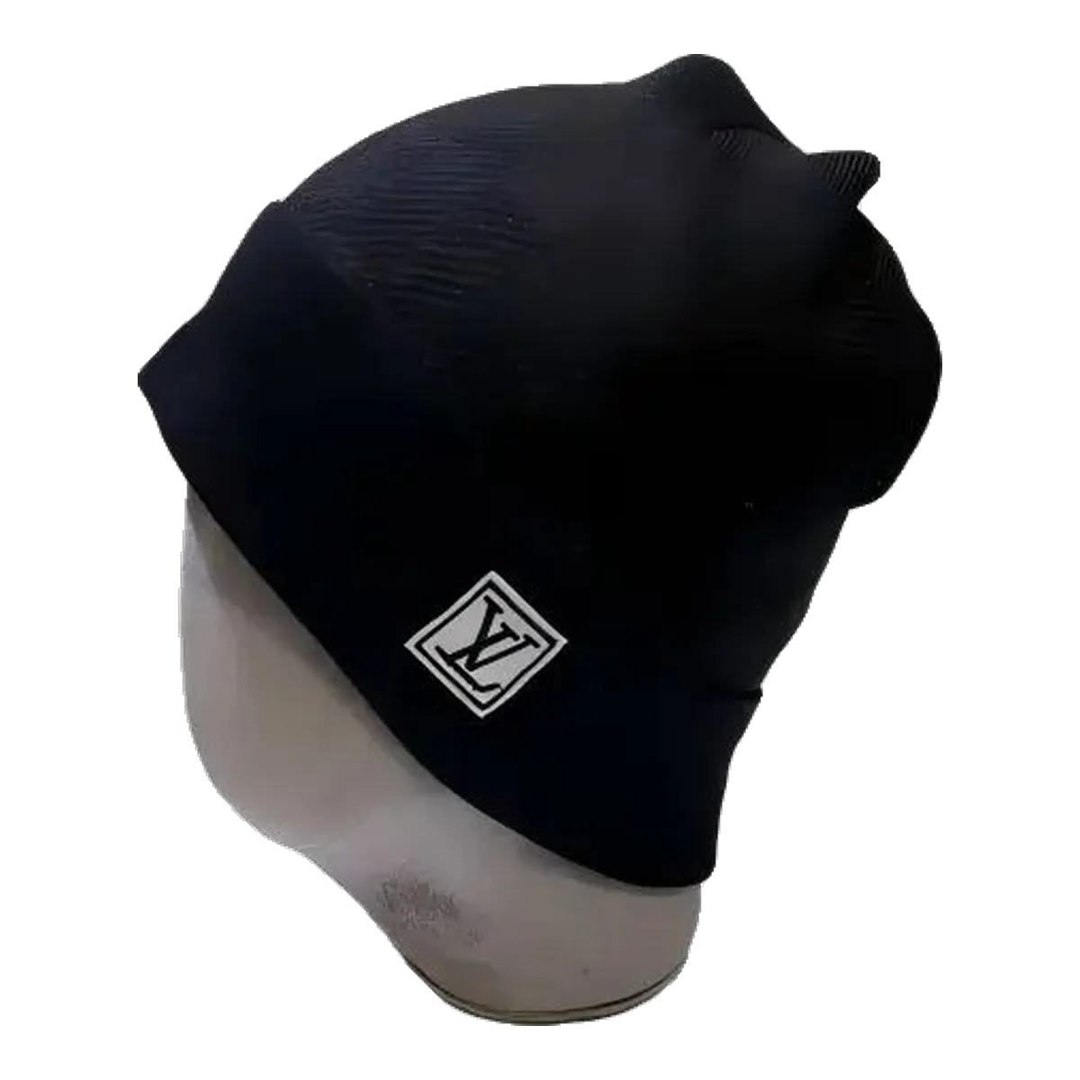 Louis Vuitton Navy Logo Beanie