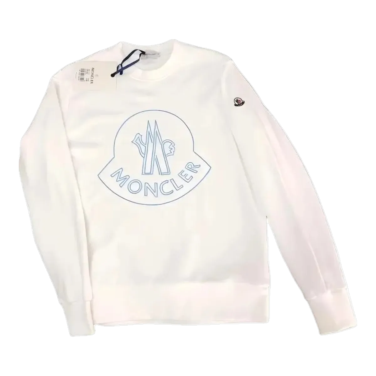 Moncler Logo Sweatshirt White