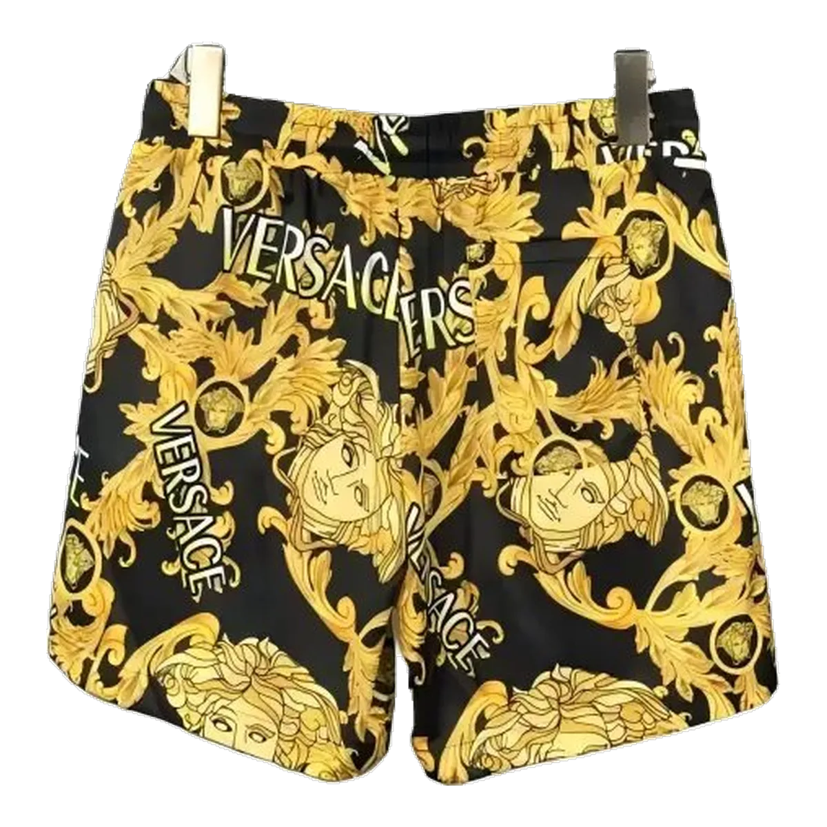 Versace Gold Baroque Shorts