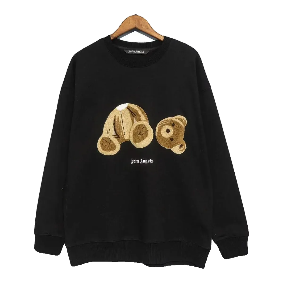 Palm Angels Bear Sweatshirt Black