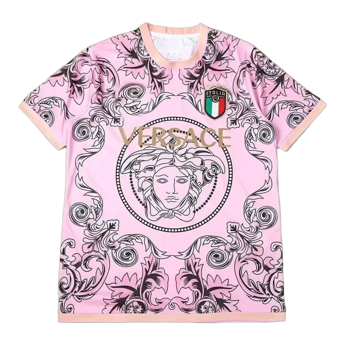 Versace Baroque Medusa T-Shirt Pink