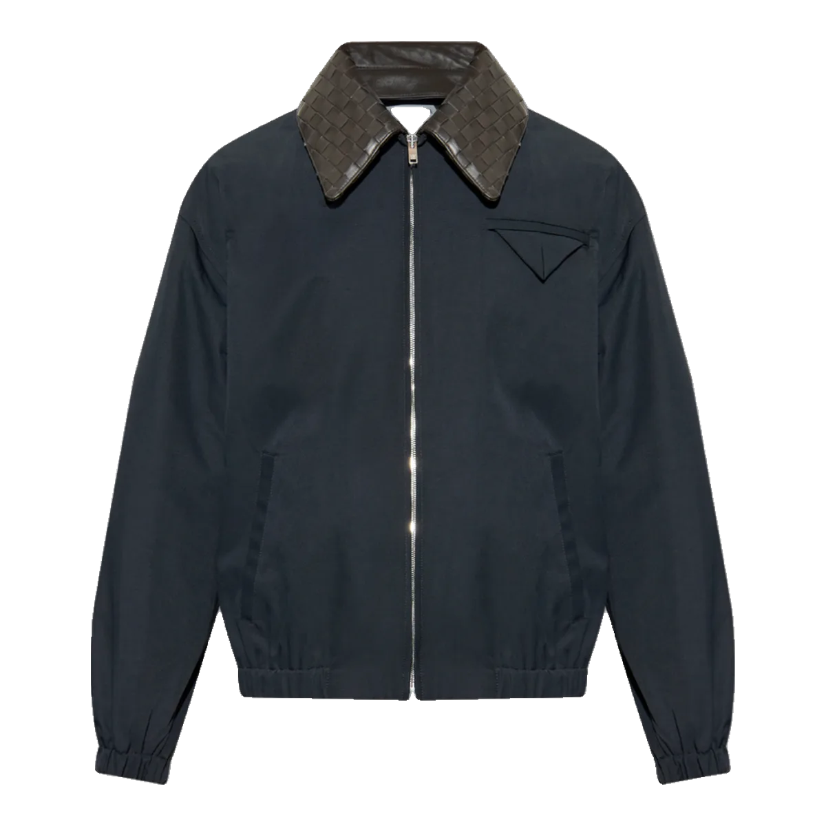 Bottega Veneta Navy Corduroy Collar Jacket