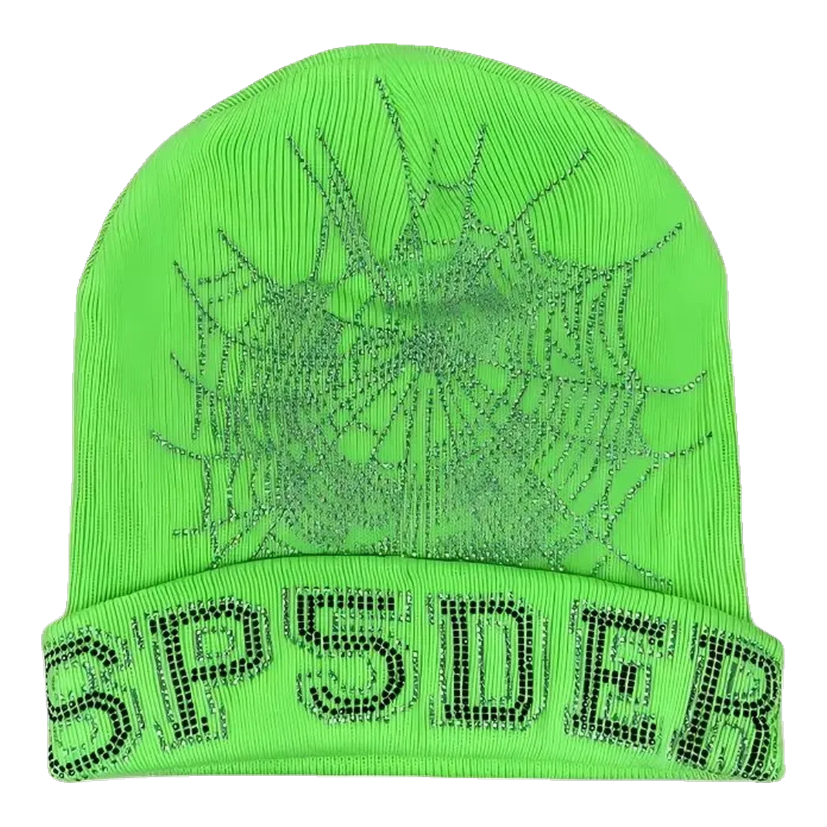 Sp5der Web Beanie Green
