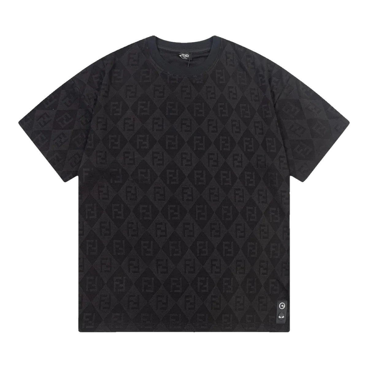 Fendi FF Monogram T-Shirt Black