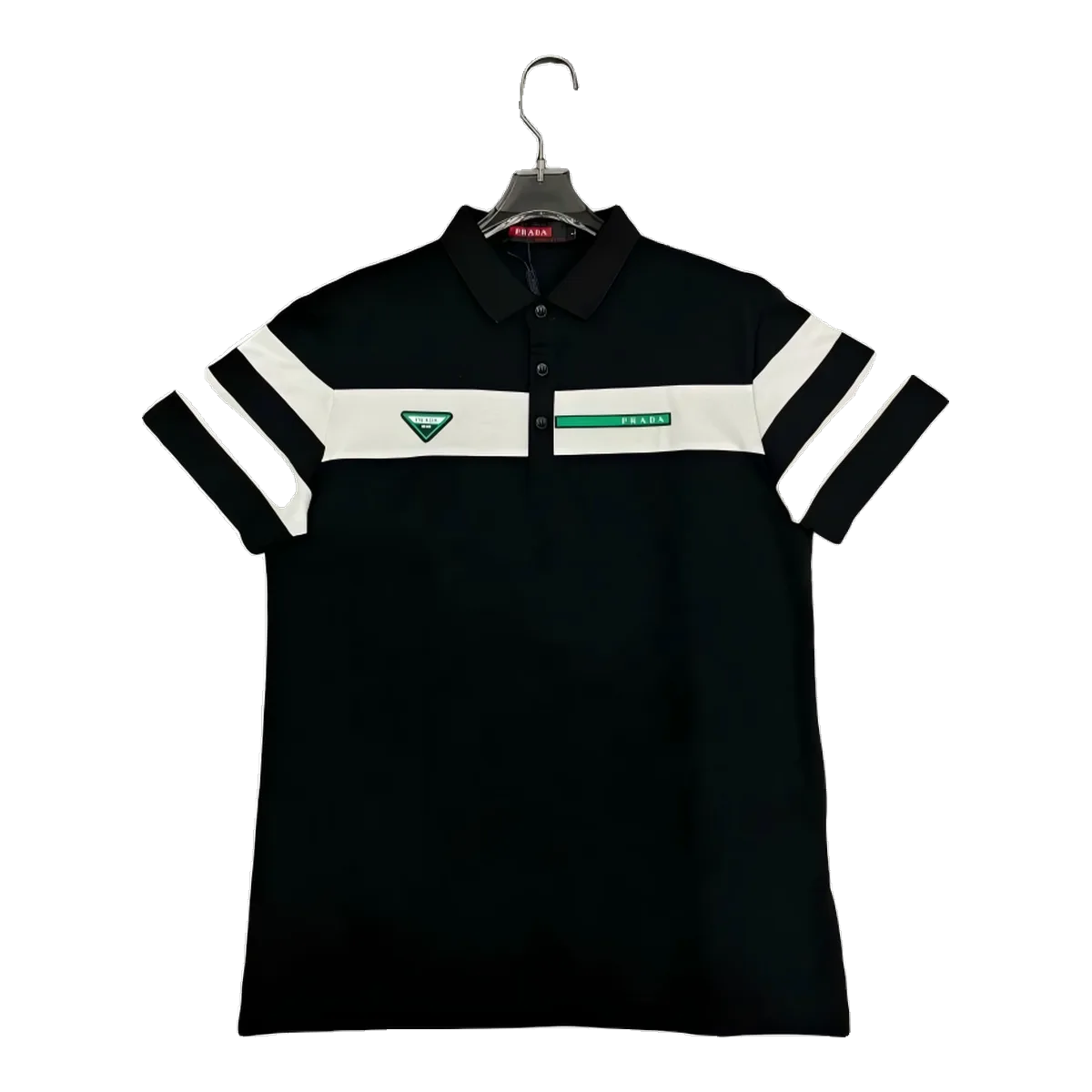 Prada Black Polo Shirt