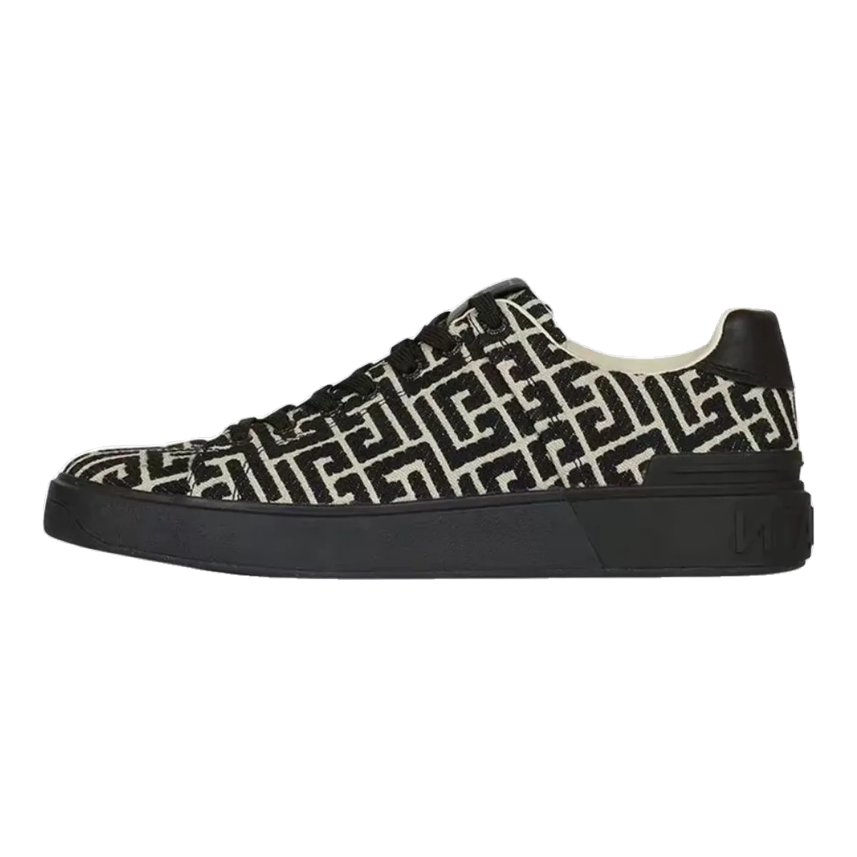 Balmain Monogram Sneakers Black
