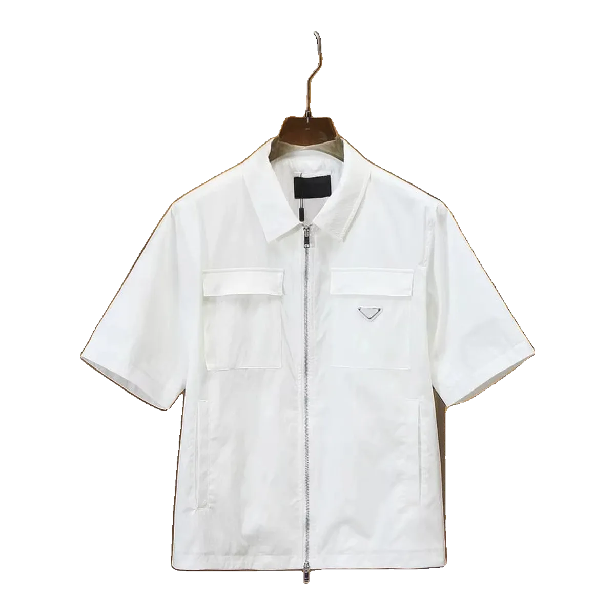 Prada Zip Shirt White