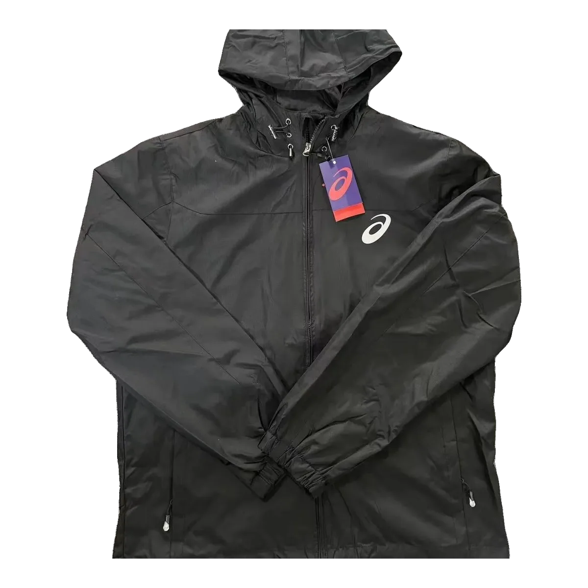 Asics Black Windbreaker Jacket