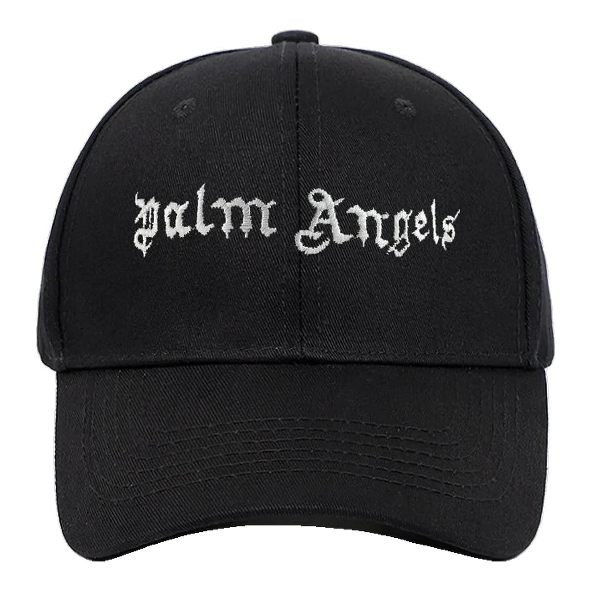 Palm Angels Script Cap Black