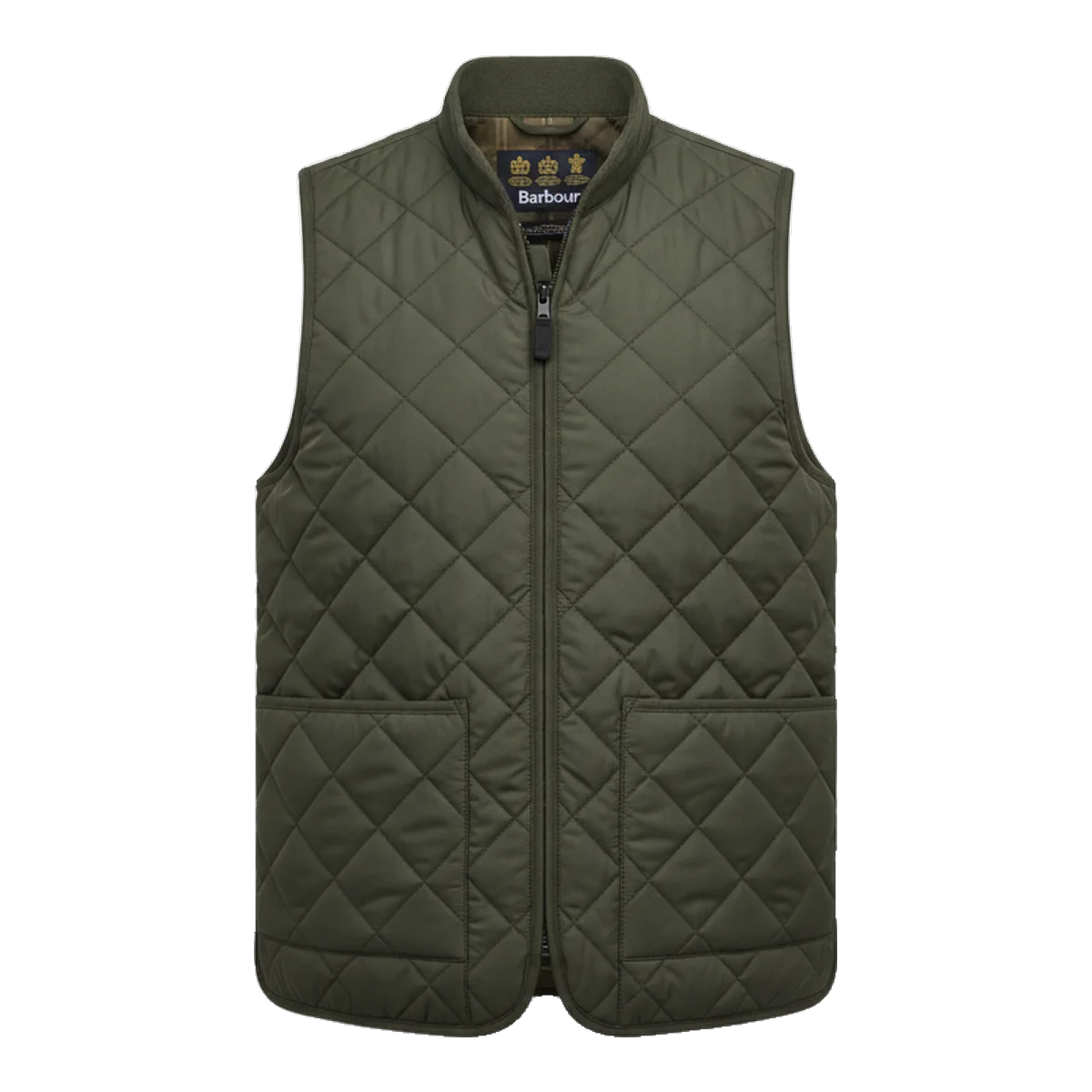 Burberry Quilted Vest Green