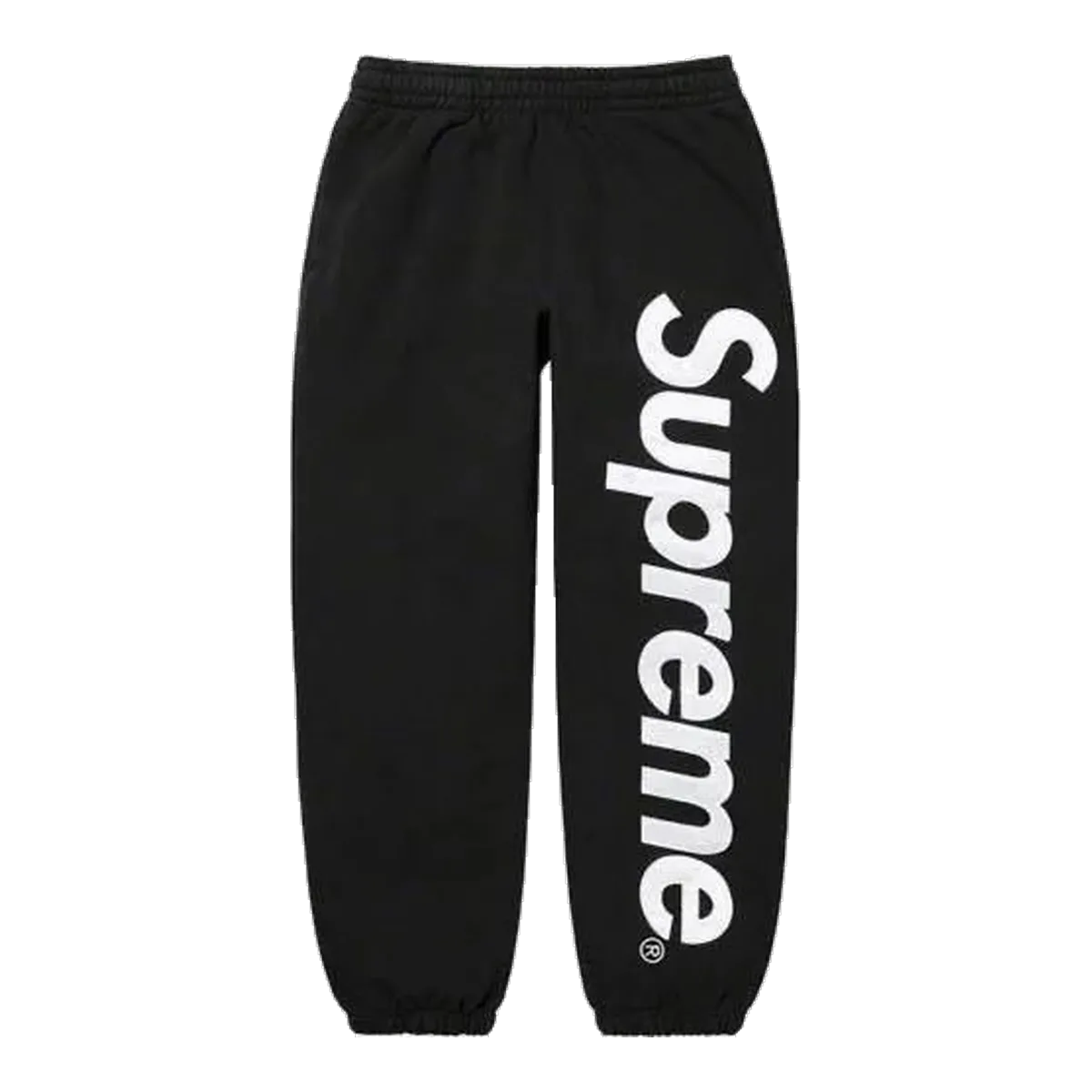 Supreme Black Logo Sweatpants