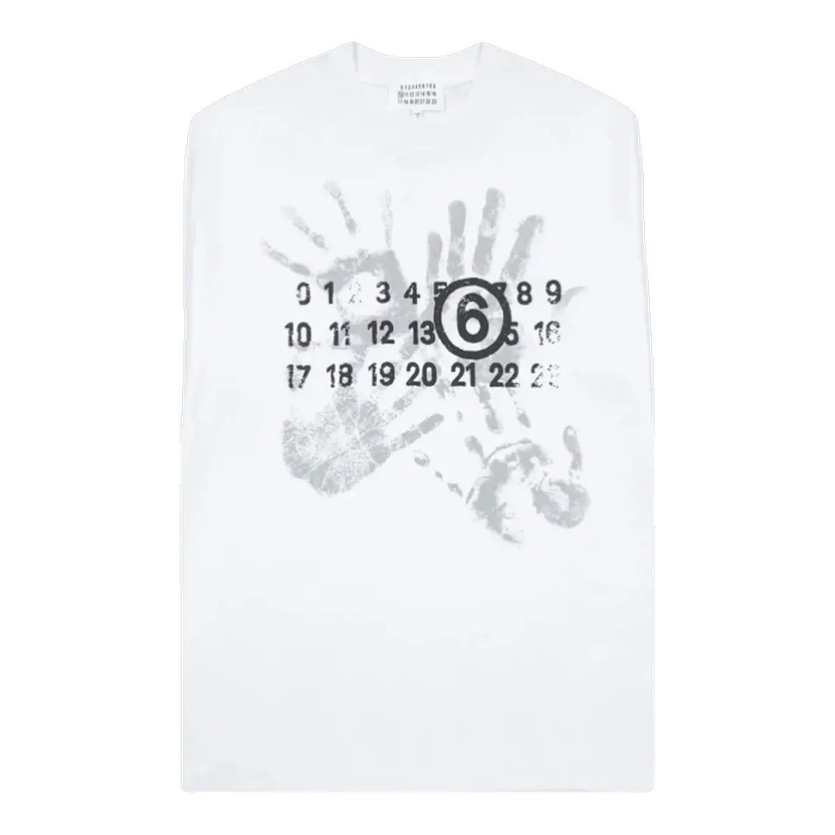 Maison Margiela Hand Print White T-Shirt
