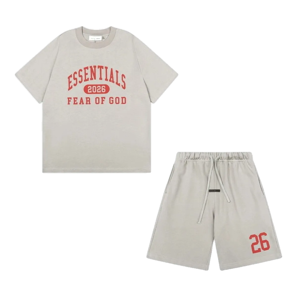 Essentials Cream Short Set