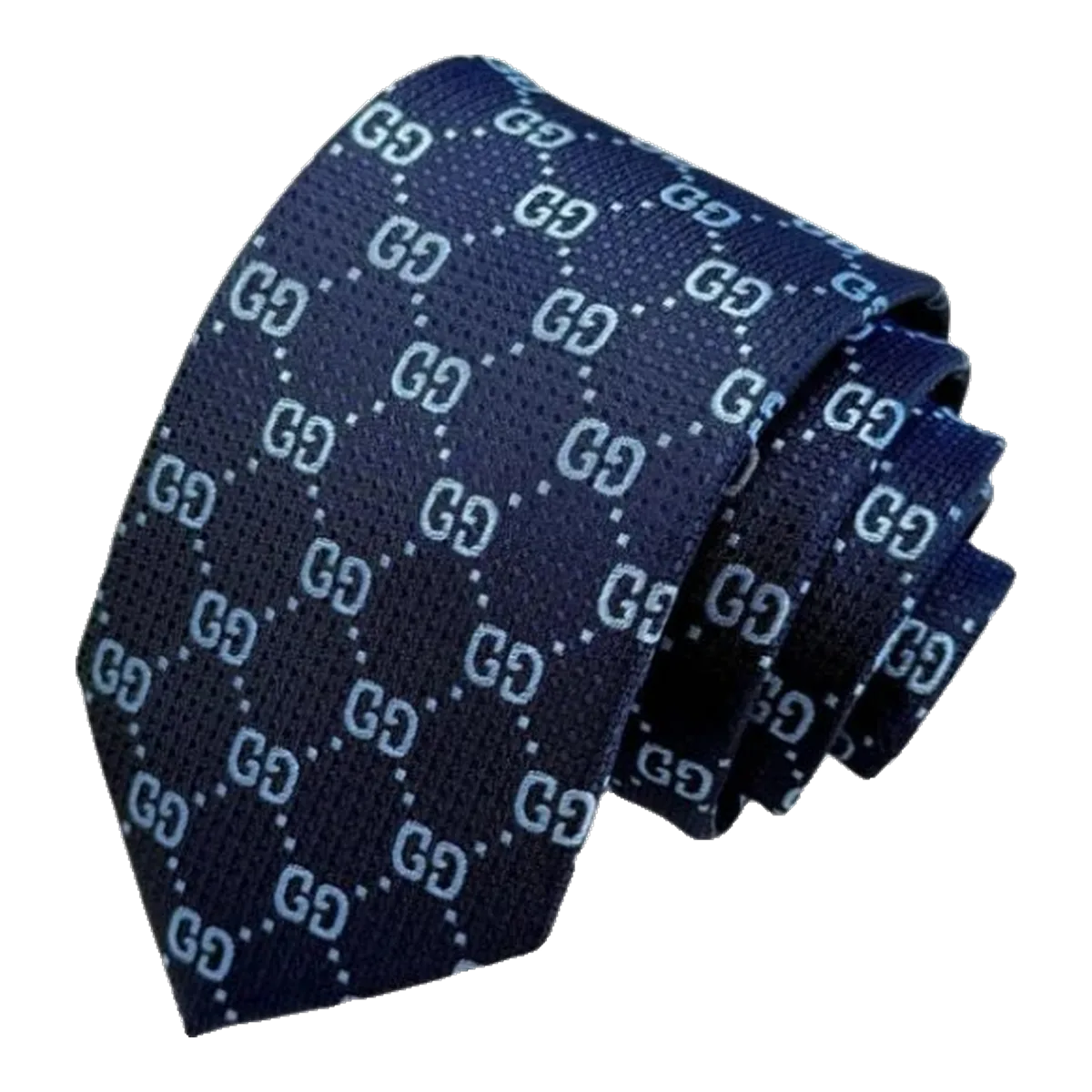 Gucci Blue GG Tie