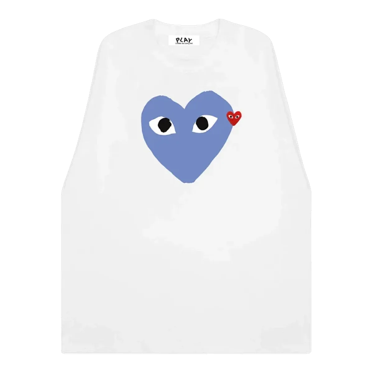 Cdg Play Heart Tee White