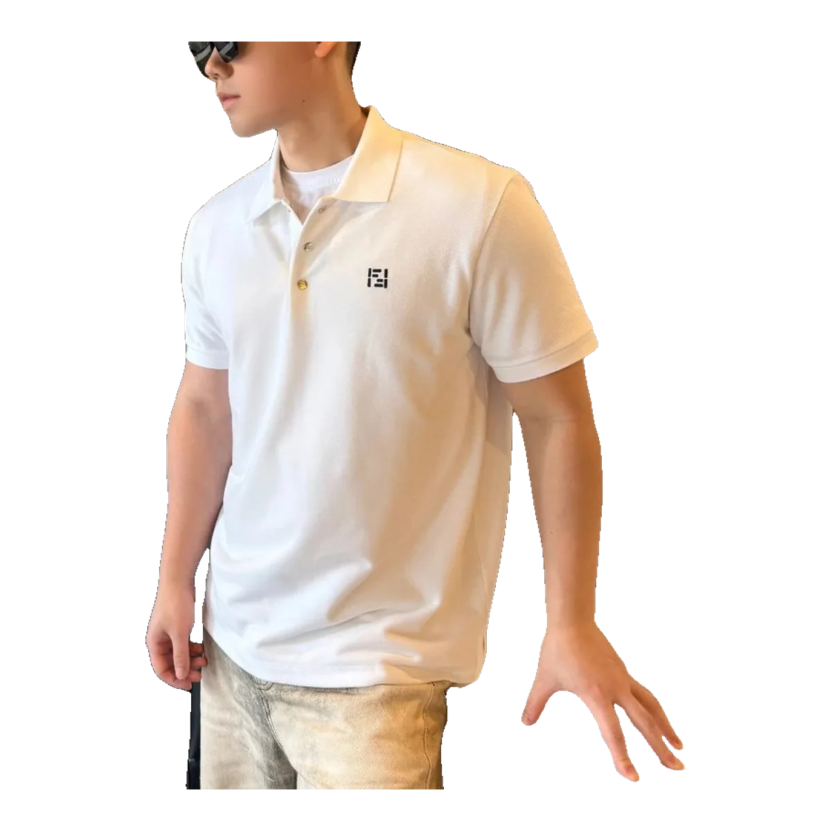 Fendi Polo Shirt White