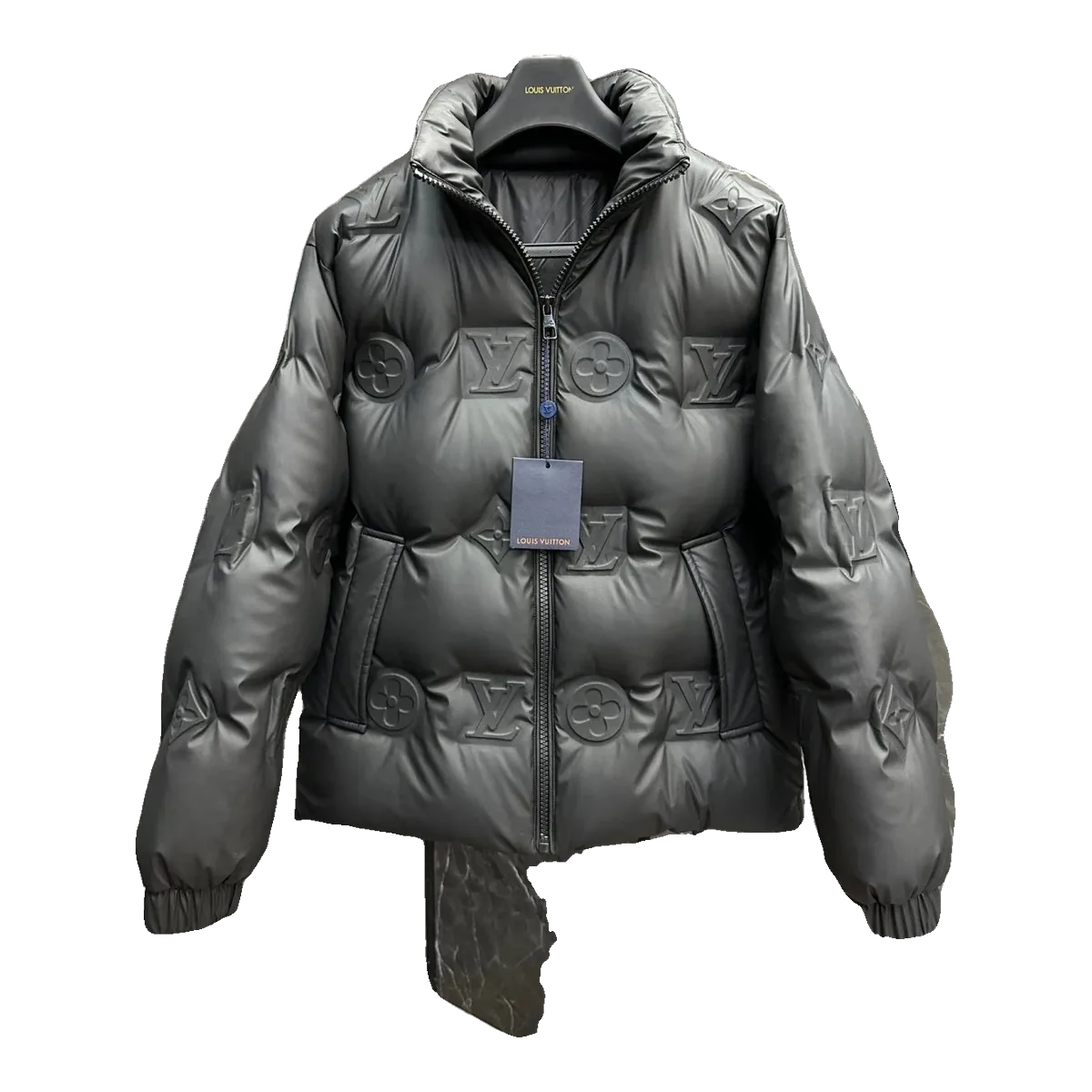 Louis Vuitton Puffer Jacket Gray