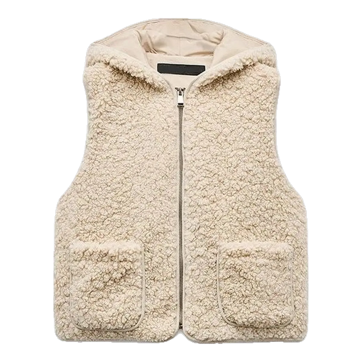 Fear of God Fleece Vest Cream