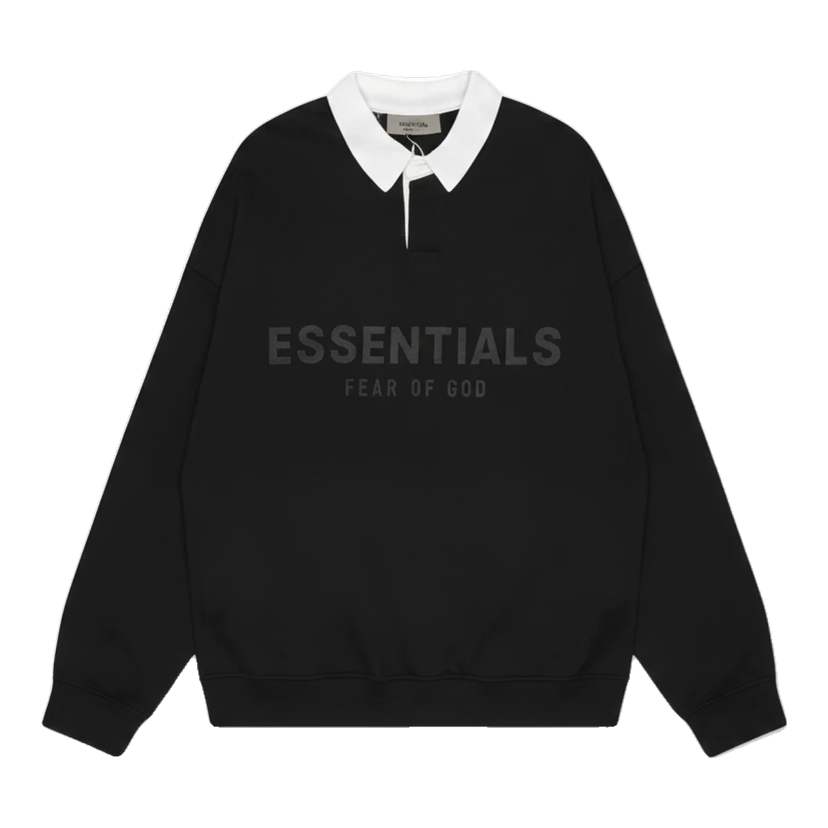 Fear of God Essentials Rugby Shirt Black