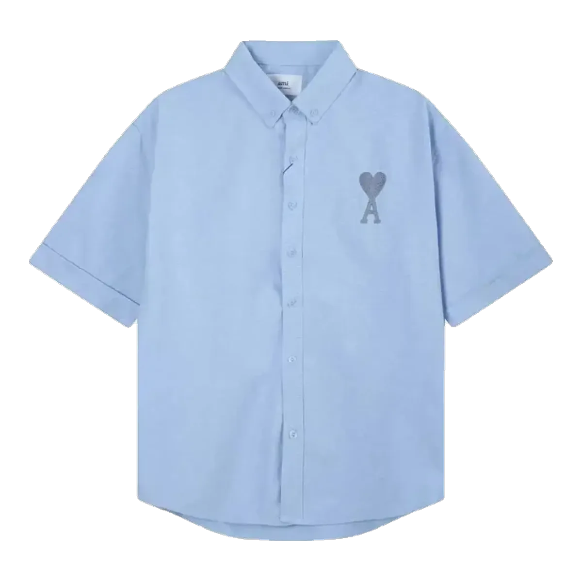 Ami Heart Logo Shirt Blue