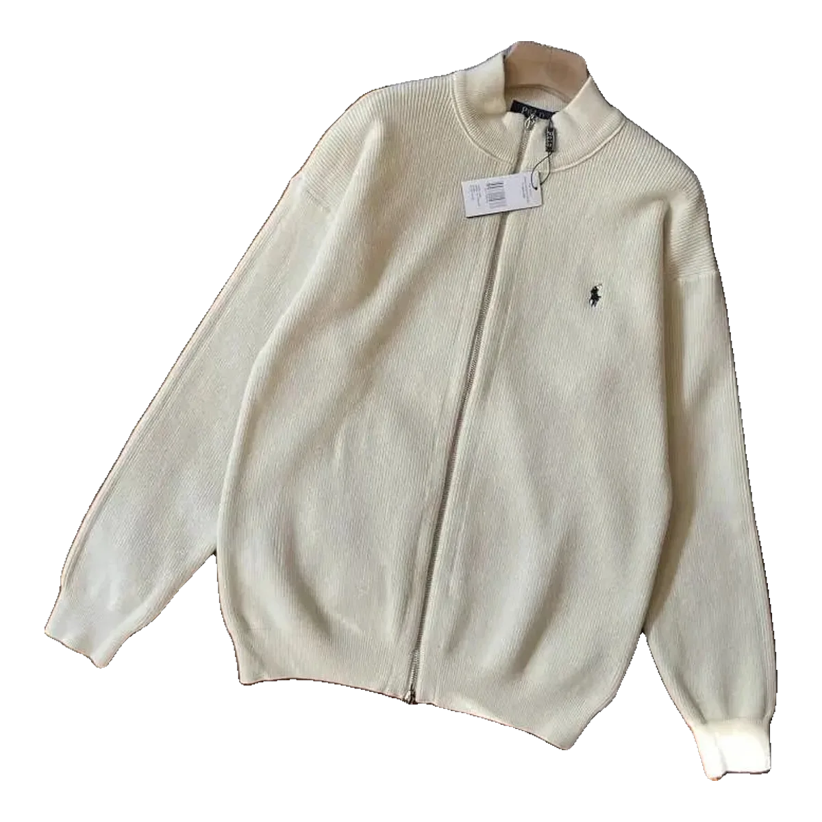 Ralph Lauren Zip Sweater Cream