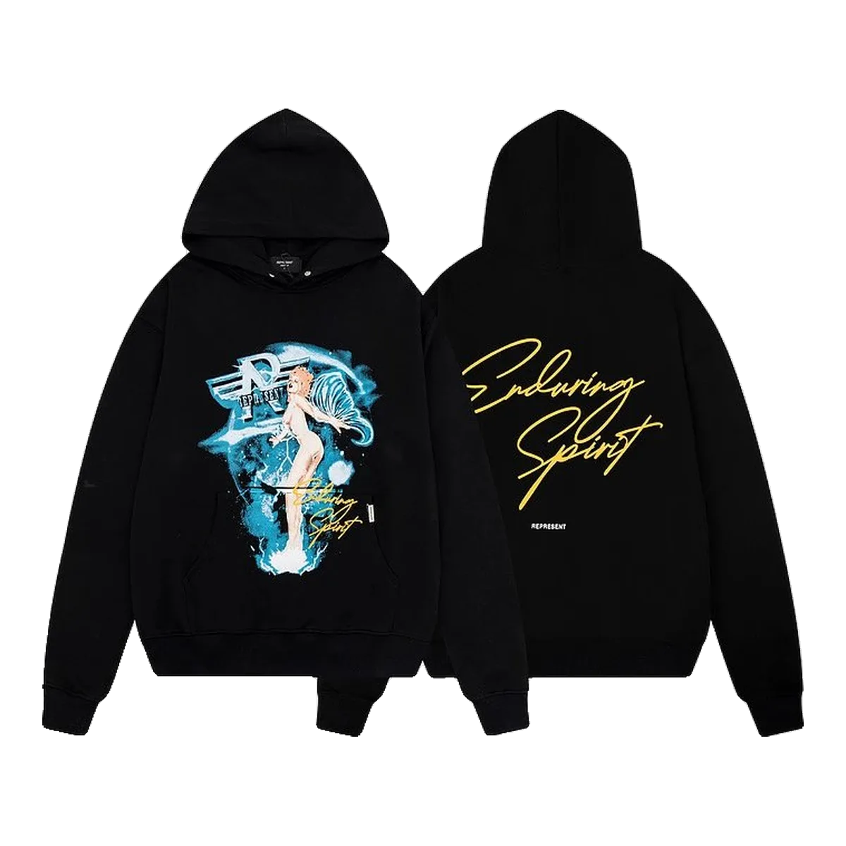 Represent Hoodie Black
