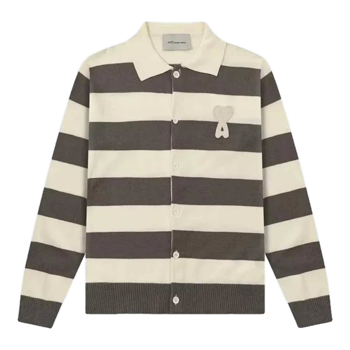 Ami Striped Cardigan