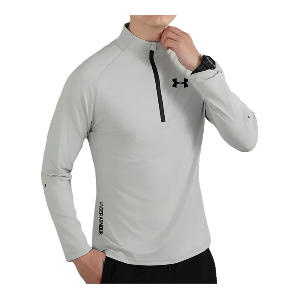 Under Armour Grey Quarter-Zip Top