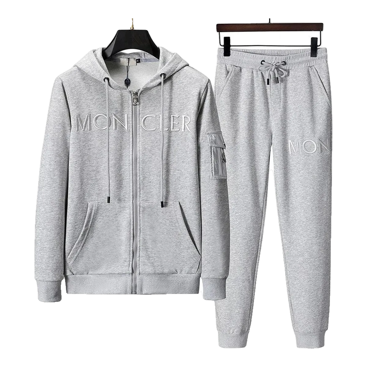 Moncler Tracksuit Grey