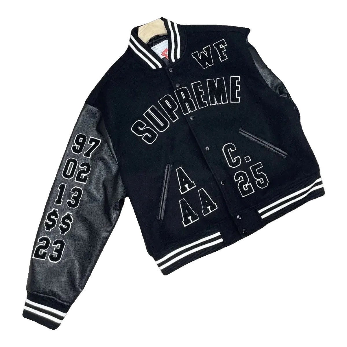 Supreme Navy Varsity Jacket