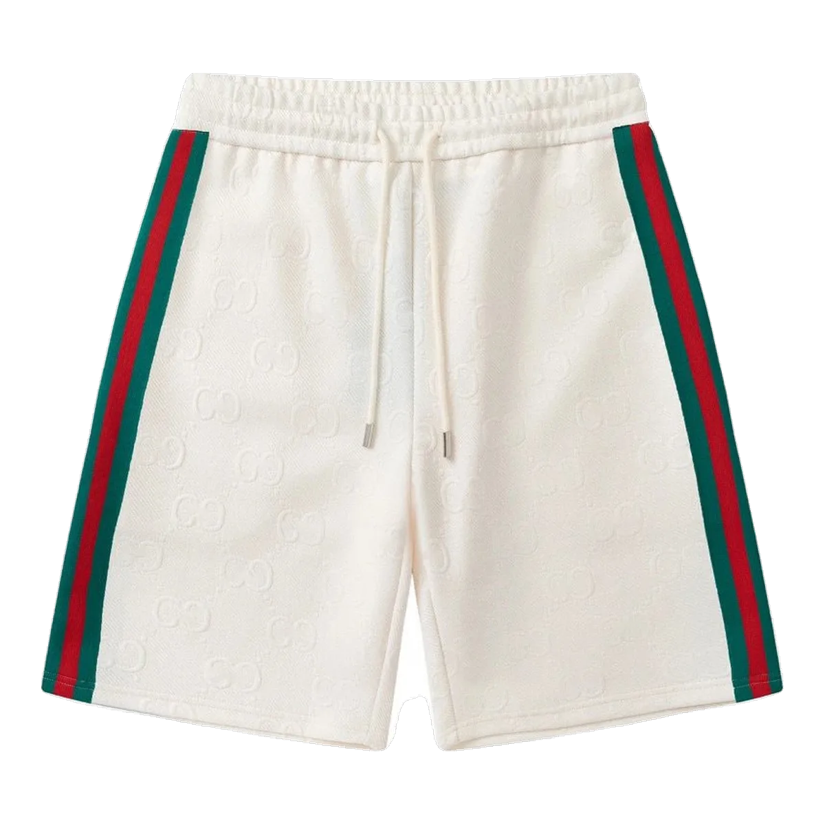 Gucci Cream Web Stripe Shorts