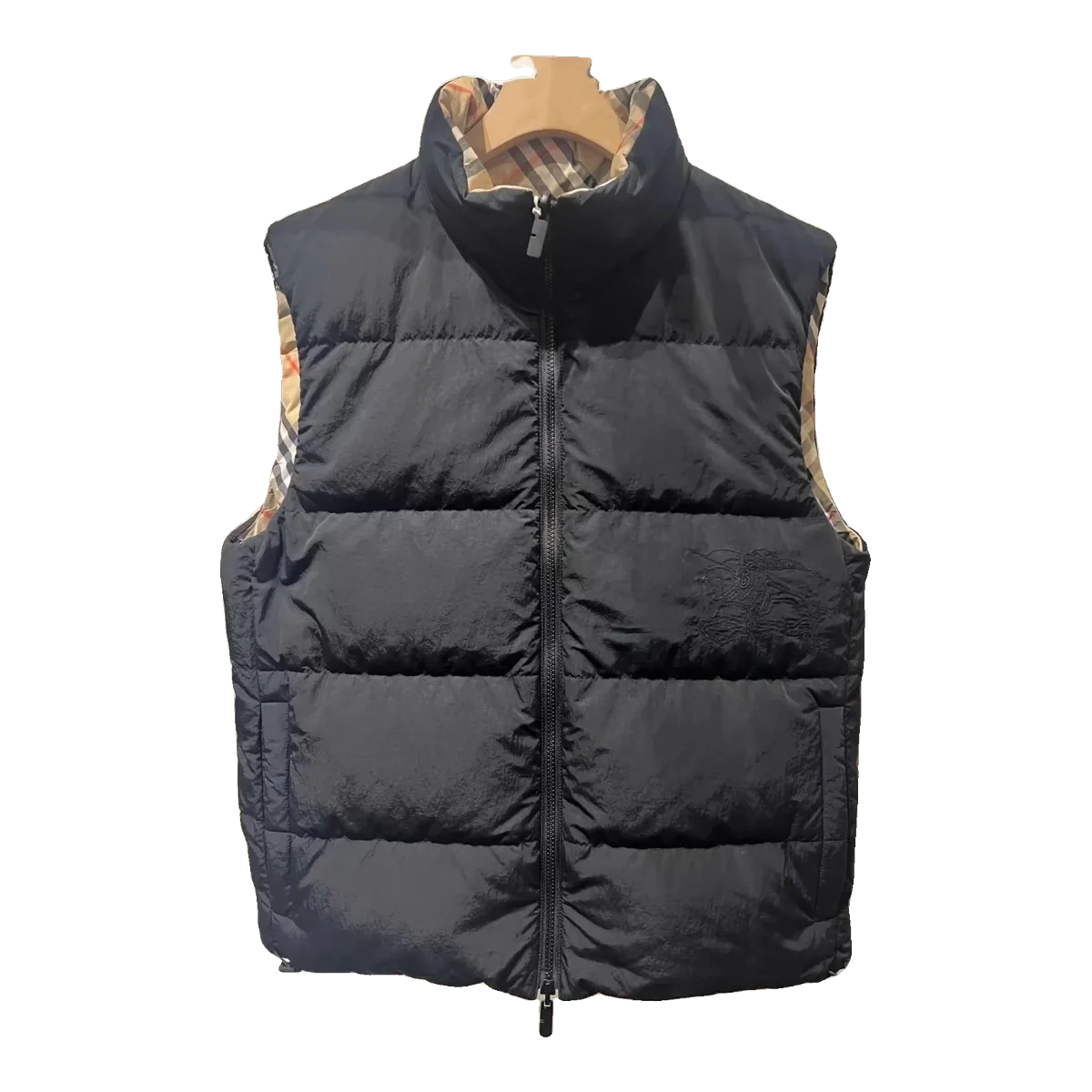 Burberry Puffer Vest Navy
