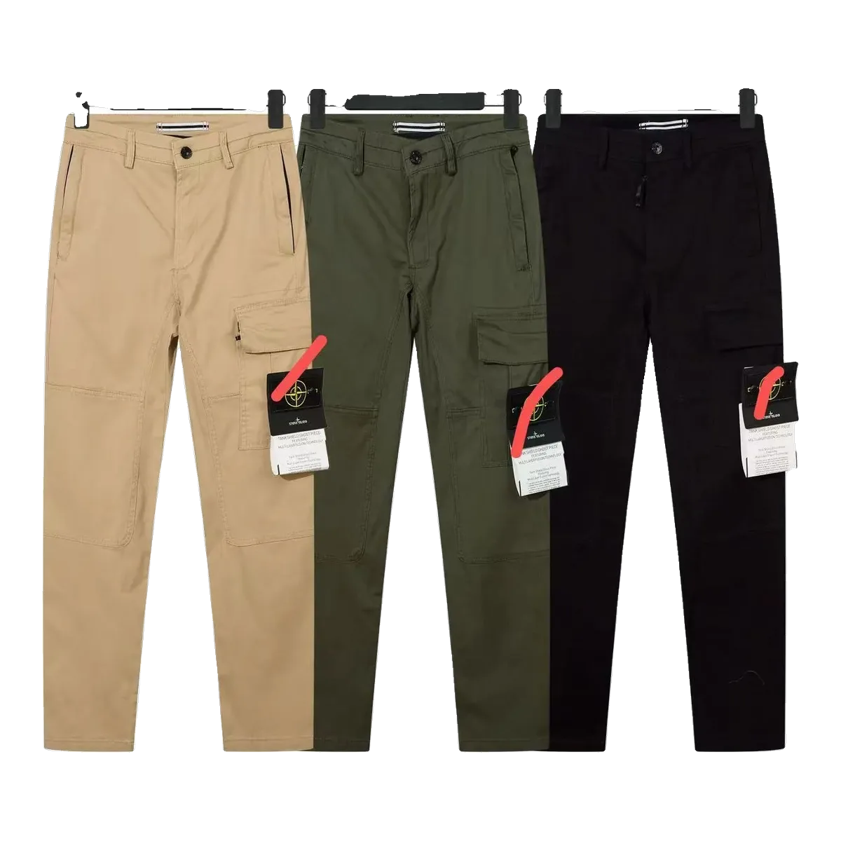 Stone Island Cargo Pants Tan