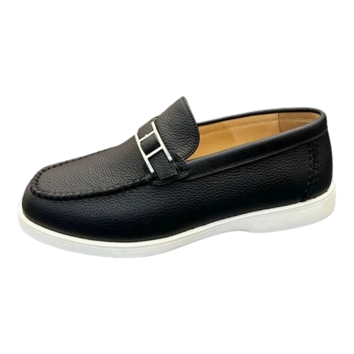 Hermes Black Loafers
