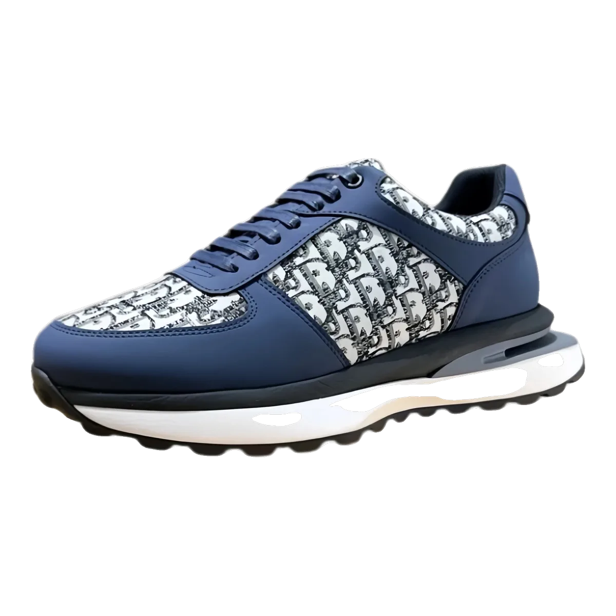 Dior Navy Oblique Runner Sneakers