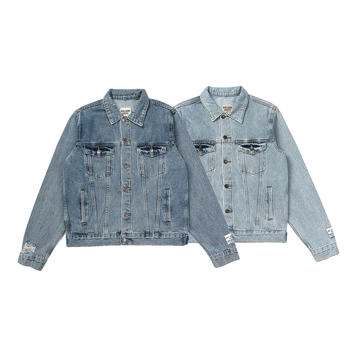 Gallery Dept Denim Jacket Light Blue