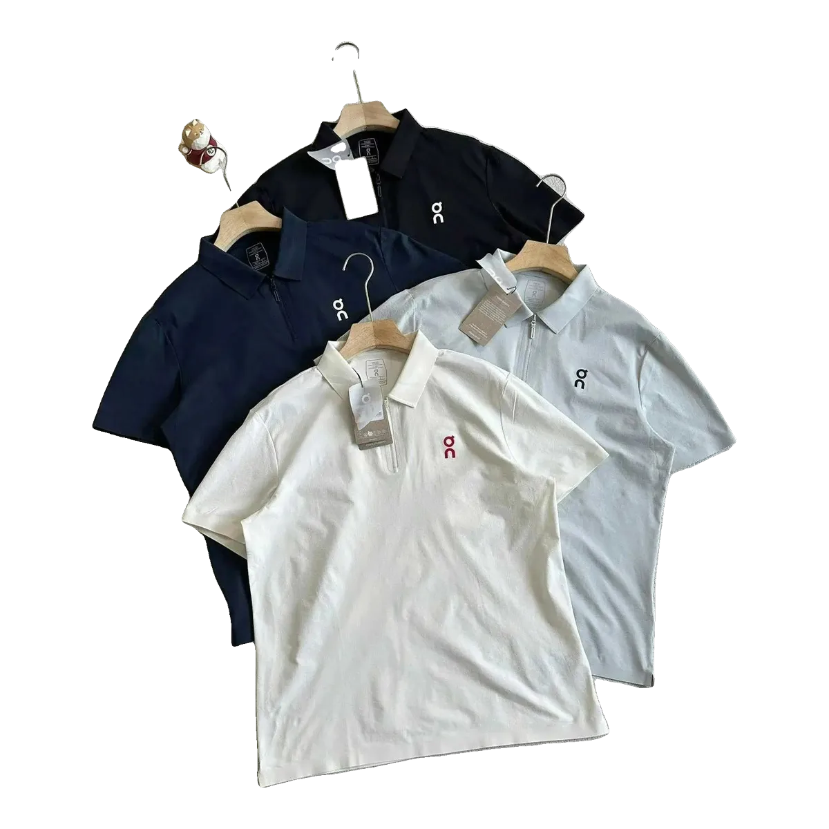 On Half-Zip Polo Shirt Navy